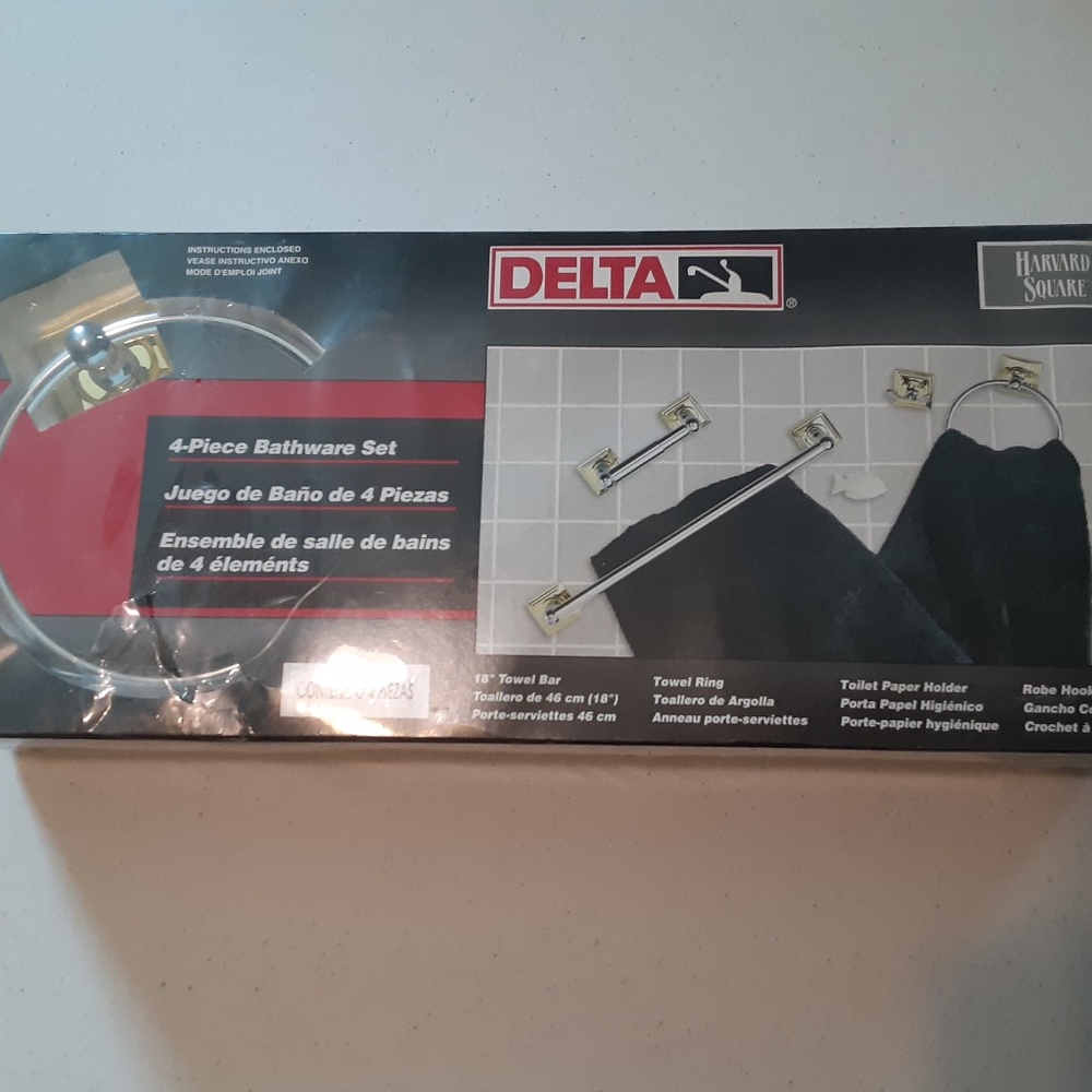 Delta 4-Piece Bathware Set No. 76529CB
